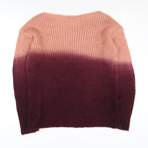 Vero Moda Women's Pink Pullover Jumper, M, Round Neck
