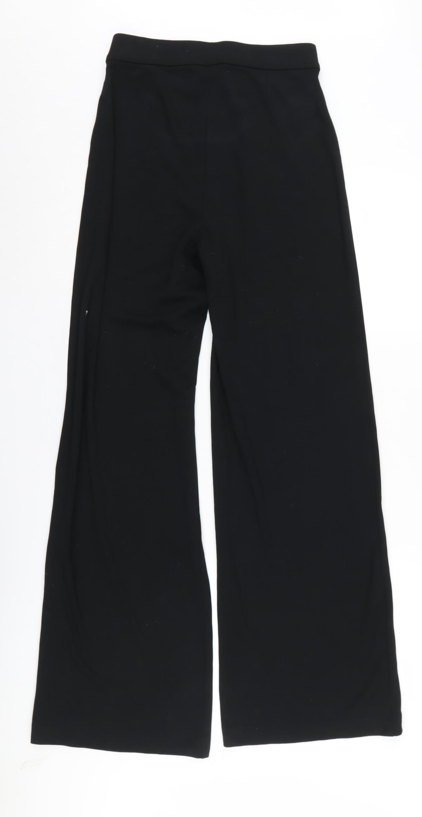 Marks & Spencer Women's Black Wide-Leg Trousers Size 8