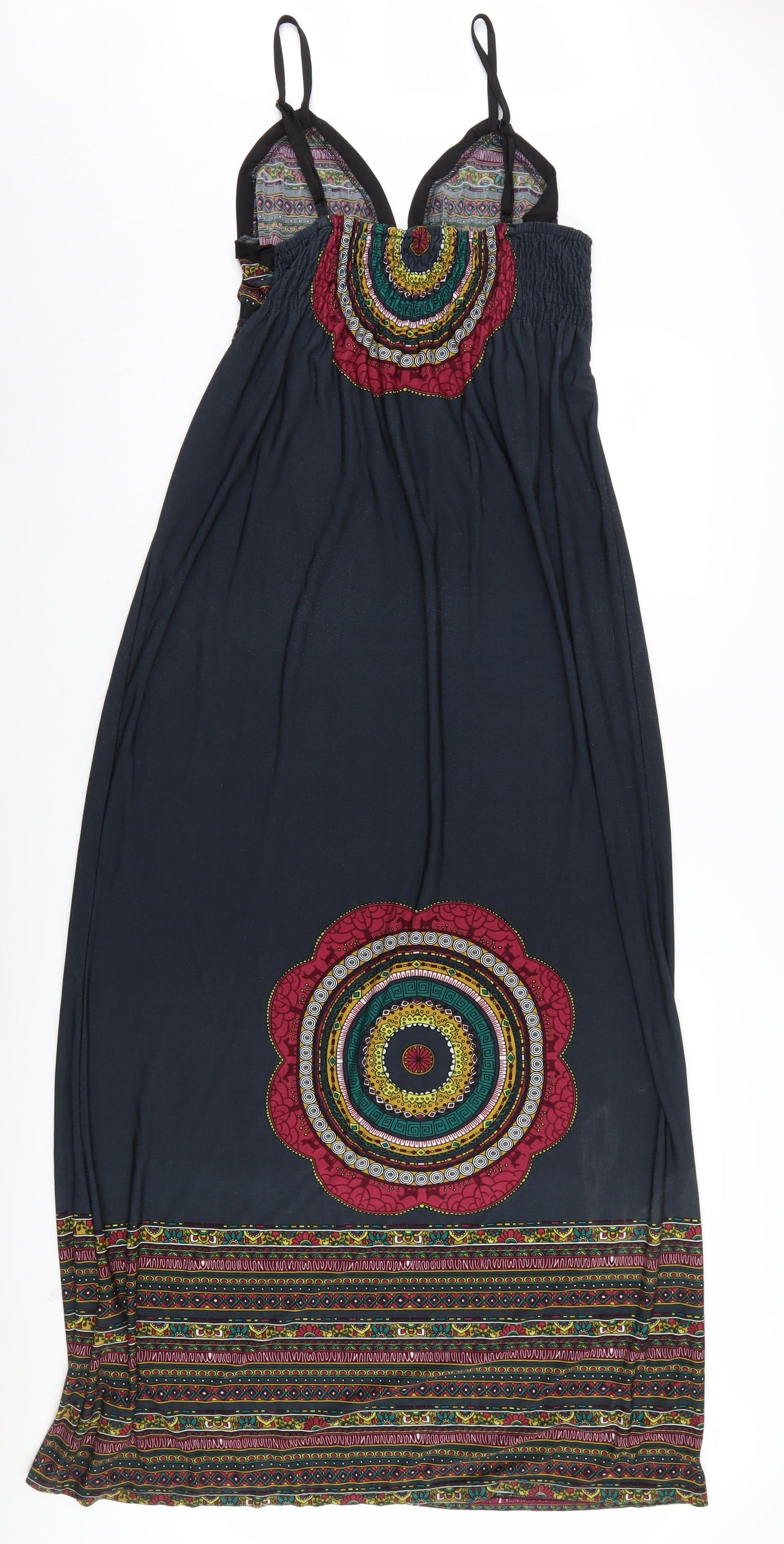 Boohoo Women's Multicoloured Maxi Dress Size 14