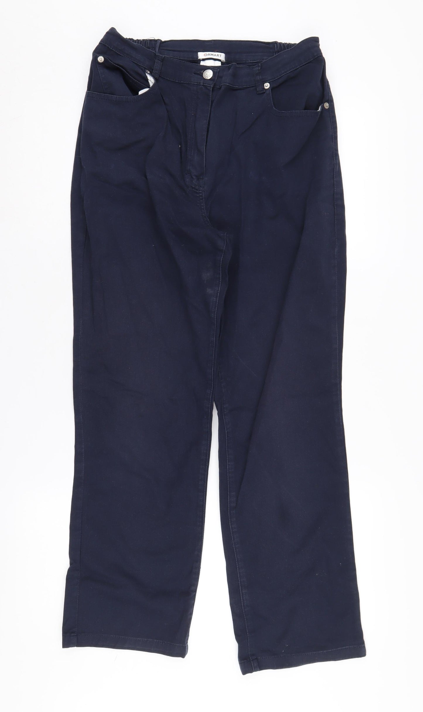 Damart Women's Blue Straight Jeans Size 16
