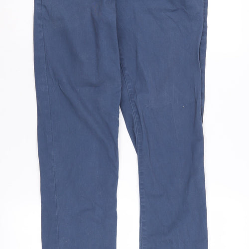 Palm Grove Men's Blue Chino Trousers Size 32