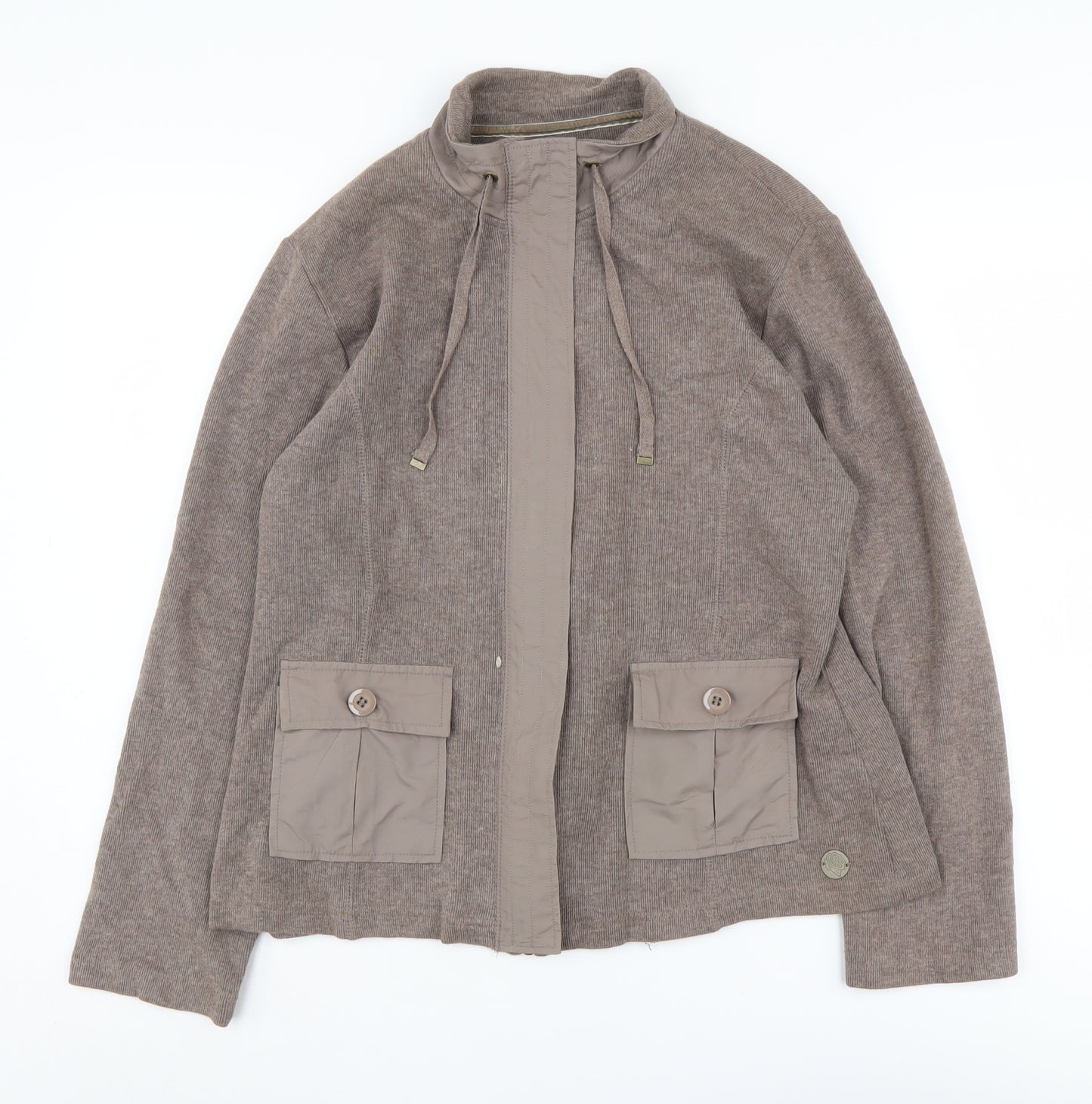 Dash Women's Brown Jacket Size 14 with Pockets