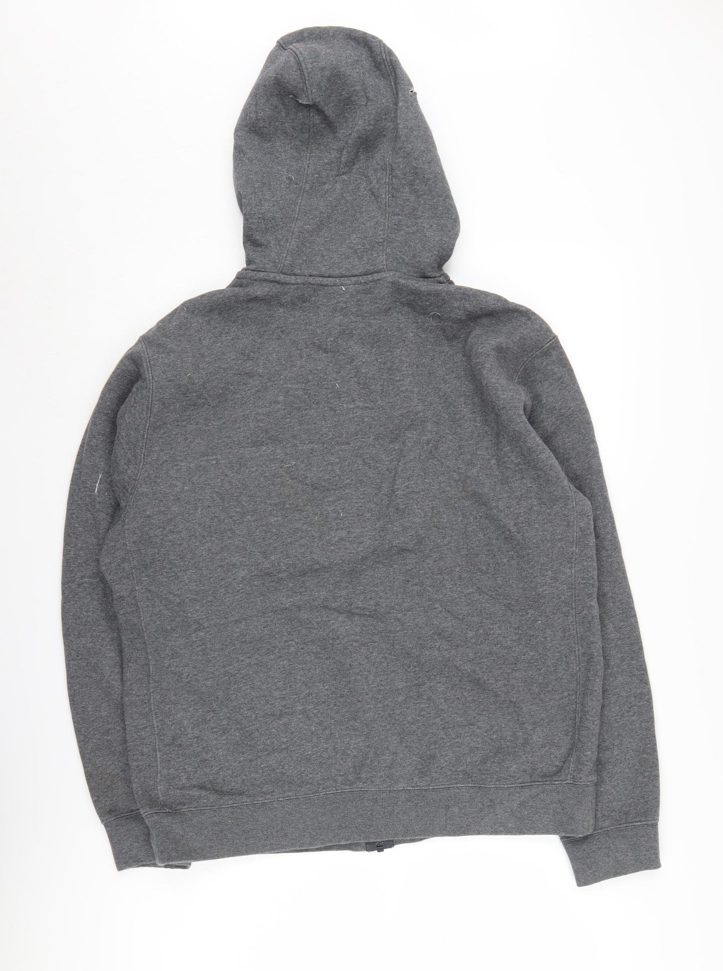 Nike Men's Grey Full Zip Hoodie, Size M