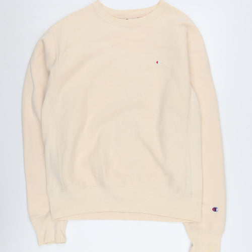 Champion Men's Beige Pullover Sweatshirt Size S