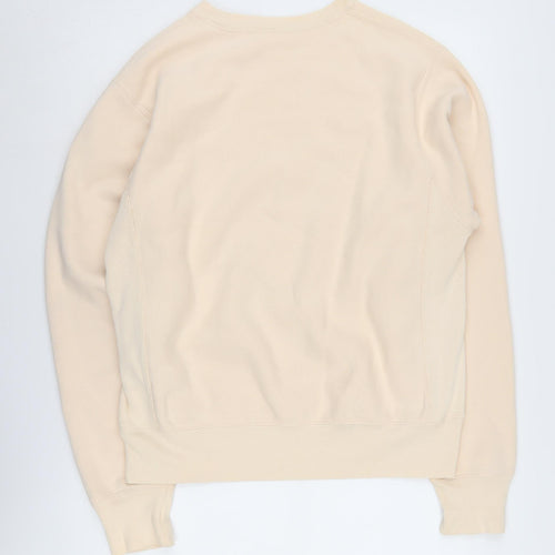 Champion Men's Beige Pullover Sweatshirt Size S