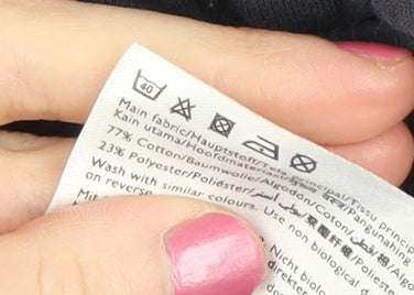 Jack Wills Men's Black Pullover Hoodie L, Logo Design