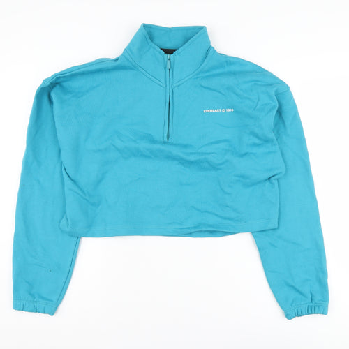 Everlast Women's Blue Henley Sweatshirt Size 12