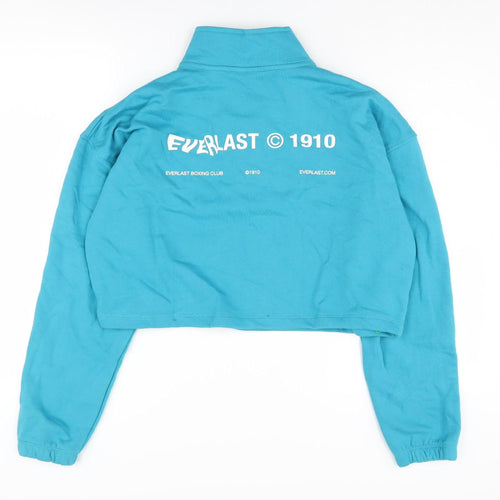 Everlast Women's Blue Henley Sweatshirt Size 12