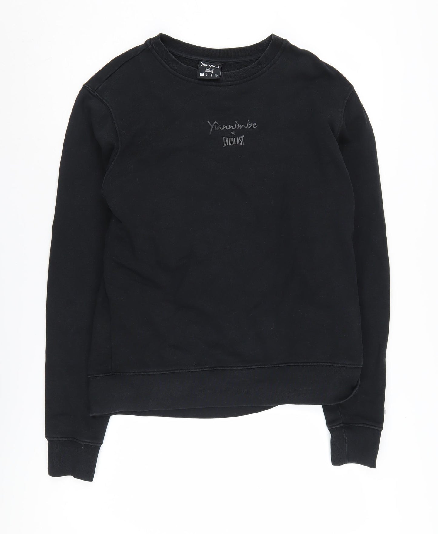Yiannimize x Everlast Unisex Black S Pullover Sweatshirt