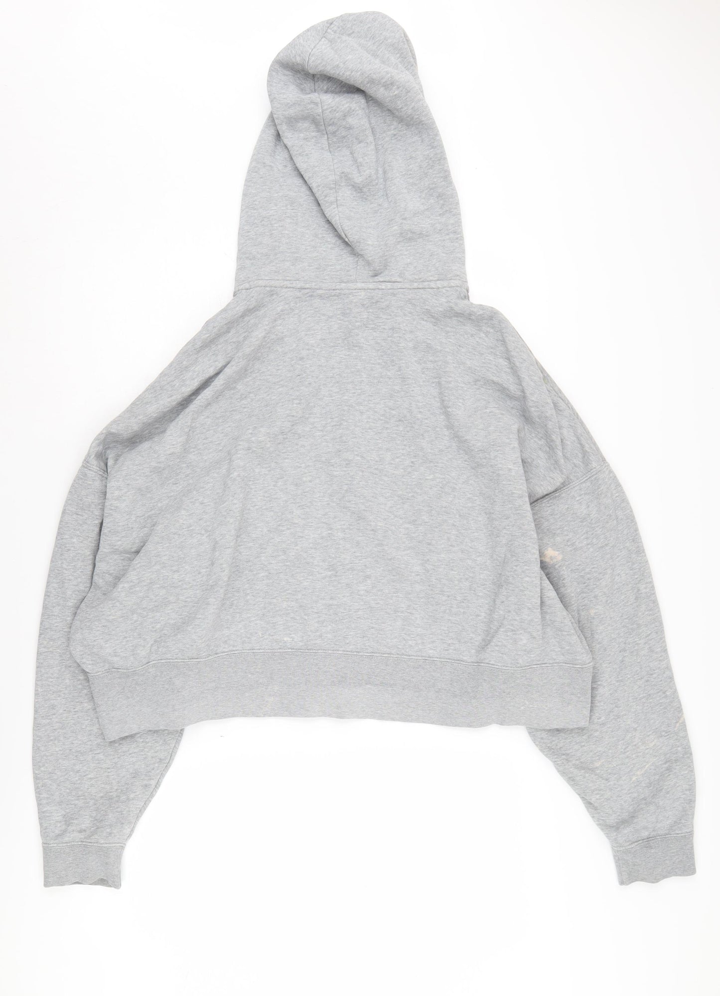 Nike Women's Grey Full Zip Hoodie - Size L