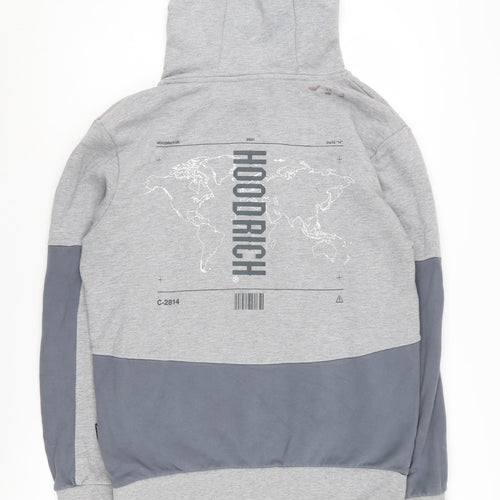 Hoodrich Men's Grey Hoodie L Pullover Urban Style