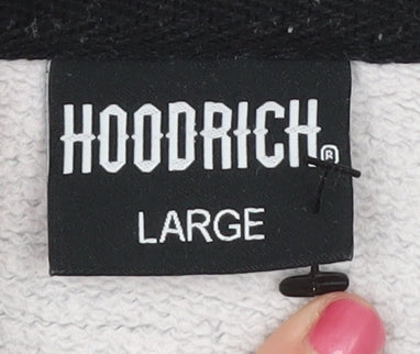 Hoodrich Men's Grey Hoodie L Pullover Urban Style
