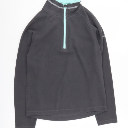 Trespass Women's Black XS Pullover Sweatshirt, High Neck, Lightweight