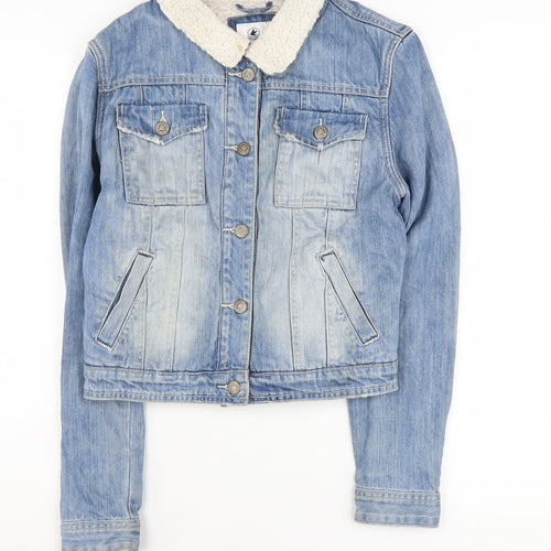 SoulCal & Co Women's Blue Denim Jacket, Size S, Casual Style