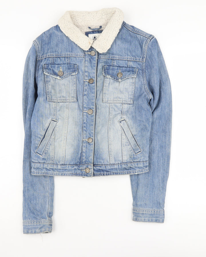 SoulCal & Co Women's Blue Denim Jacket, Size S, Casual Style
