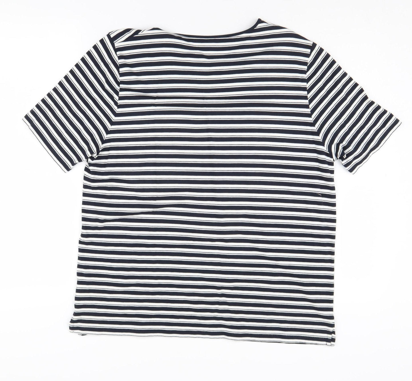Jaeger Women's Striped T-Shirt M Multicoloured