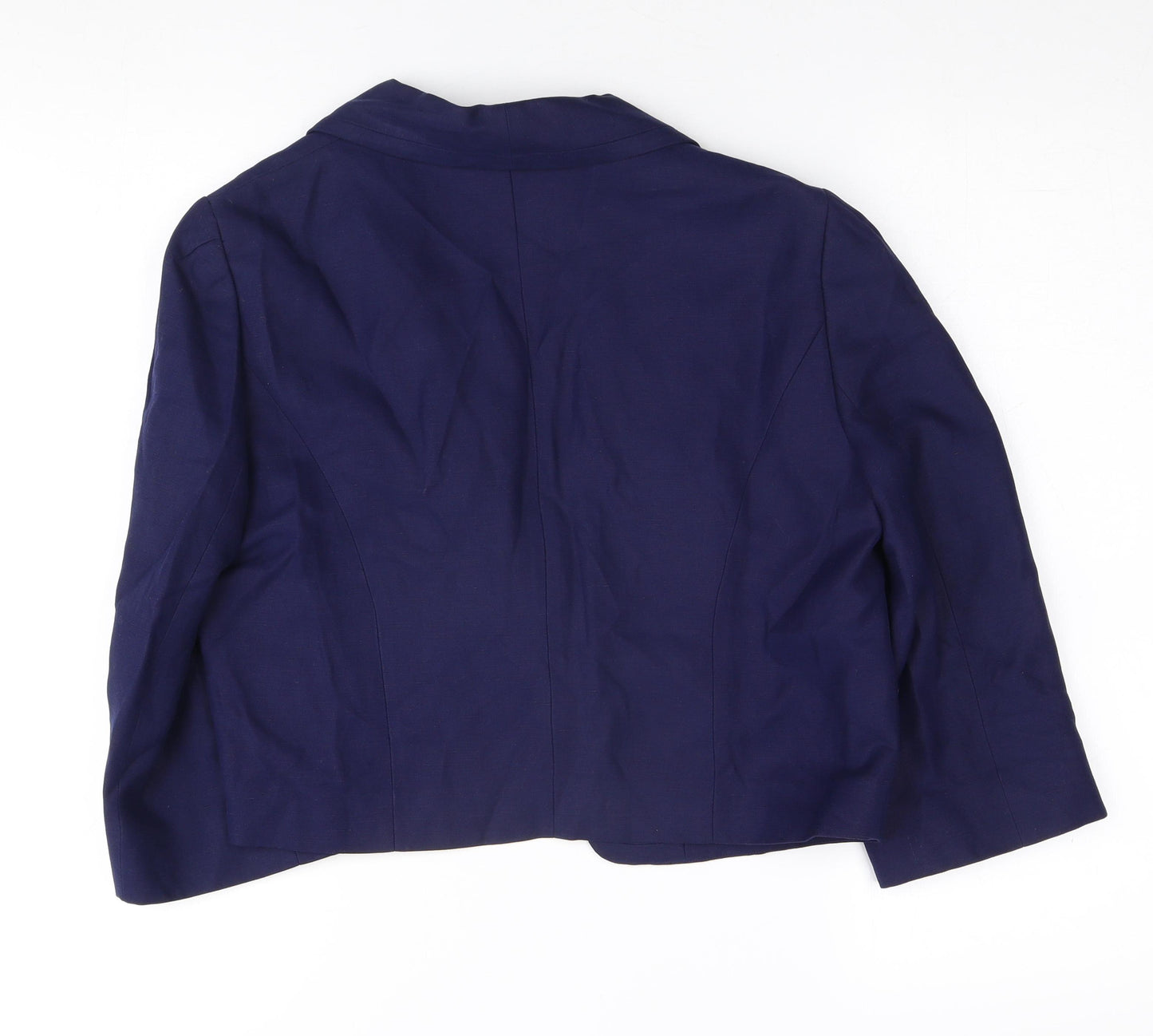 Jaeger Women's Blue Blazer Size 12 Regular Fit