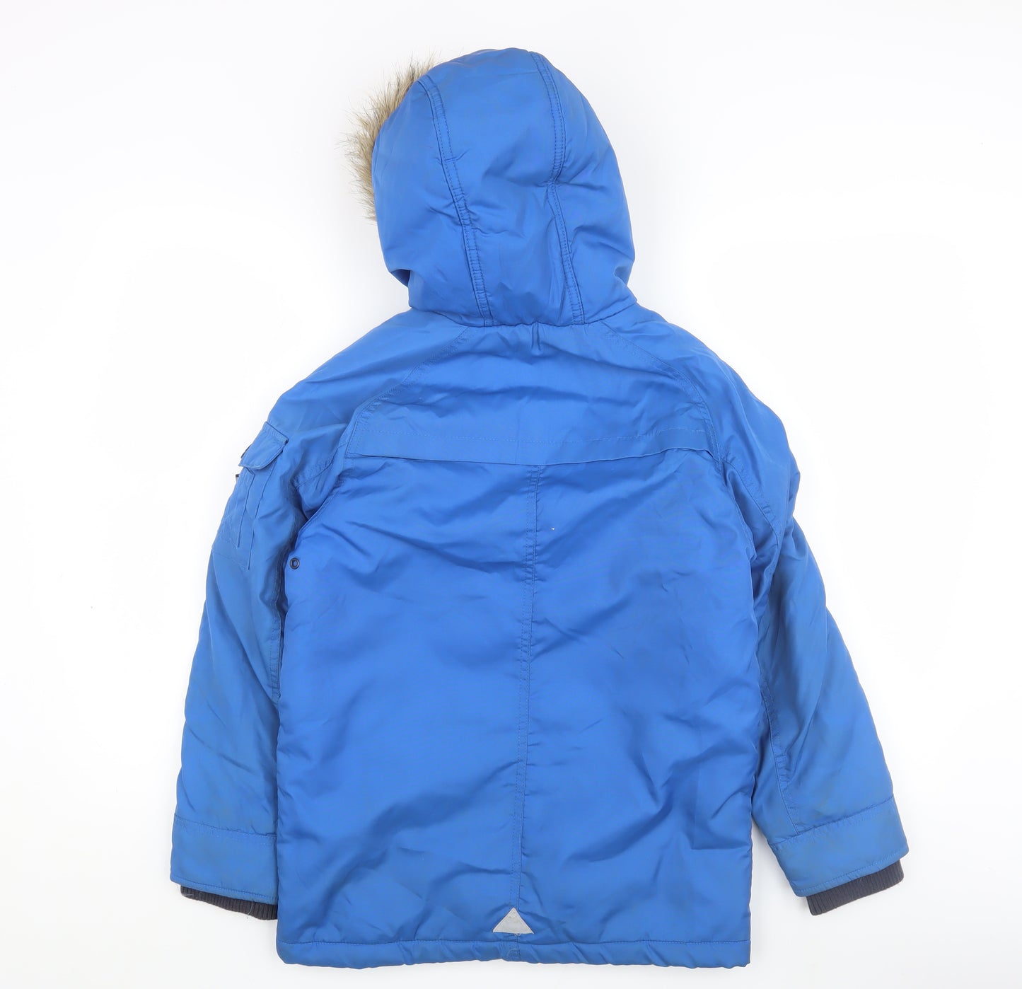 Next Boys Blue Puffer Jacket, 10 Years, Winter Ready