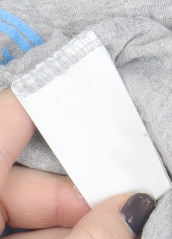 Manchester City Kids Grey Jersey T-Shirt, Medium