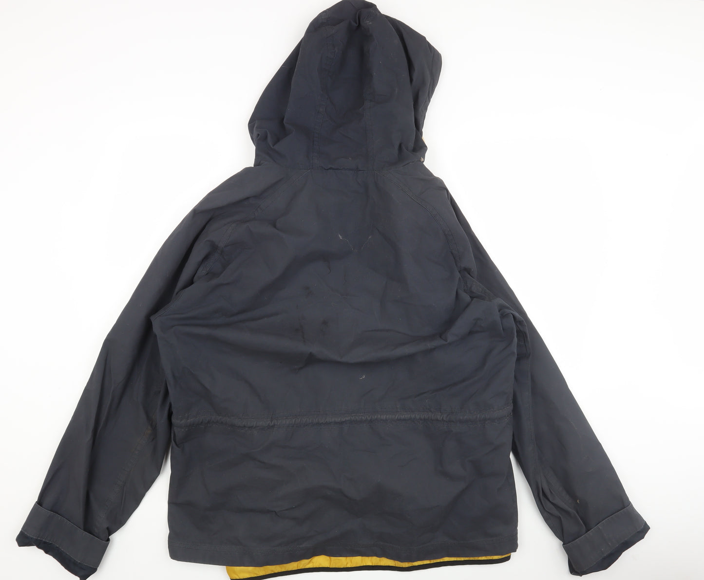 Linea Men's Black XL Parka Jacket, Hooded, Casual