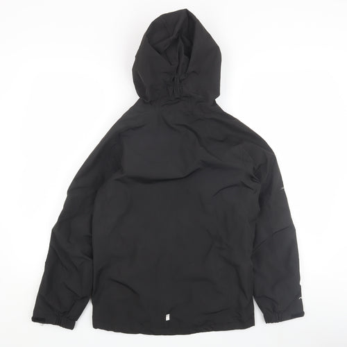 Regatta Unisex Kids Black Waterproof Rain Coat 11-12 Years