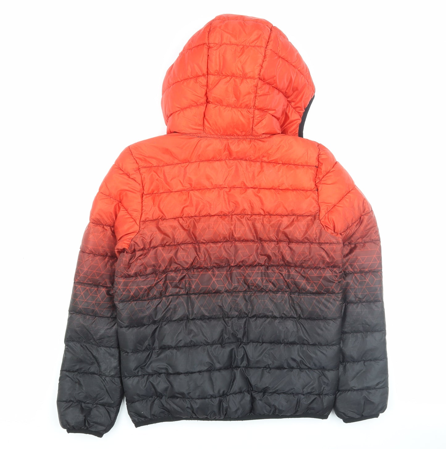 Next Boys Red Black Puffer Jacket, 11 Years, Winter Style