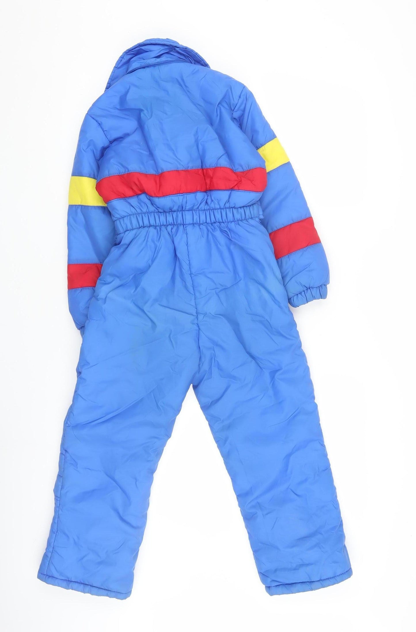 BOYS Blue Colourblock Snowsuit M Insulated Winter