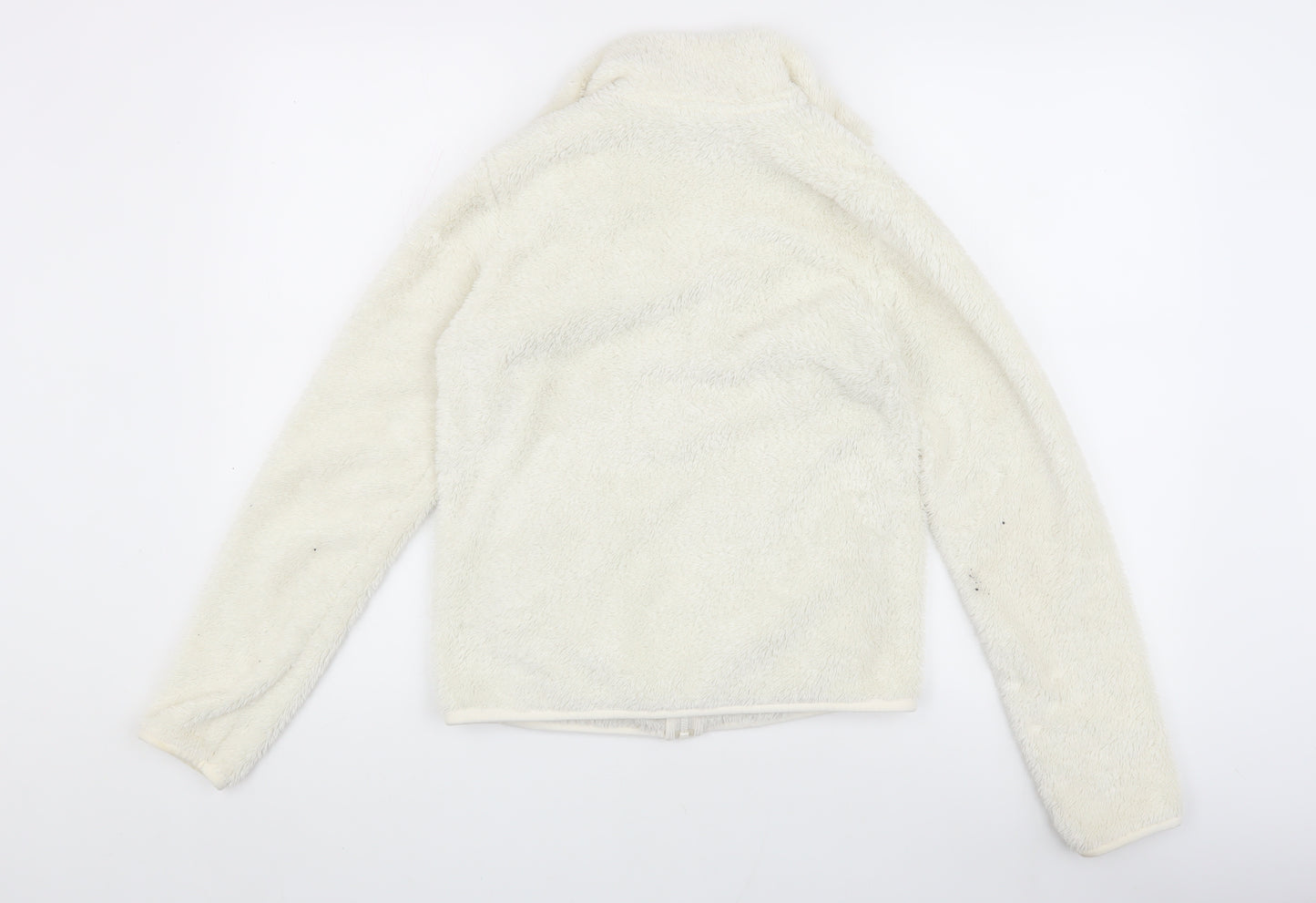 Uniqlo Women's White Fleece Jacket XS Casual Winter