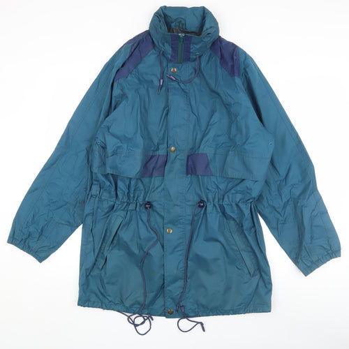 GALE FORCE Unisex Blue Windbreaker Jacket M