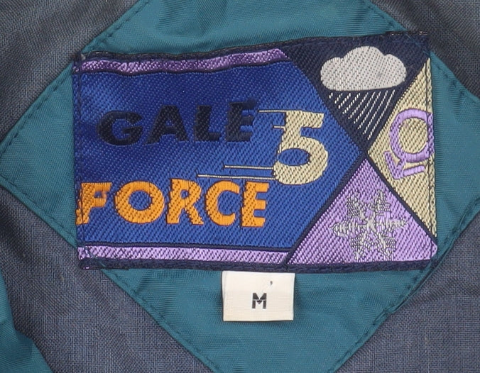 GALE FORCE Unisex Blue Windbreaker Jacket M