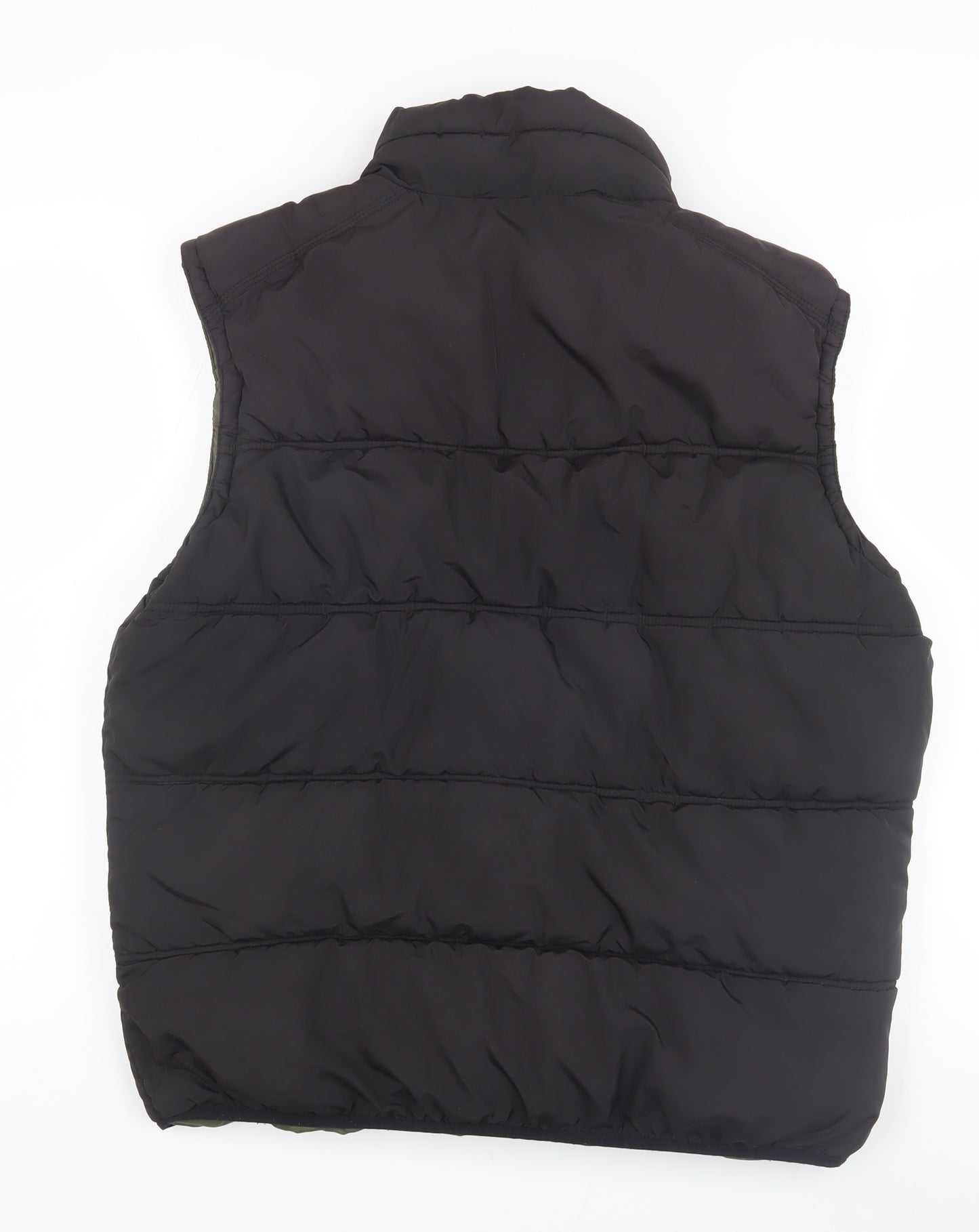 Next Men's Black Puffer Waistcoat L Winter Lined