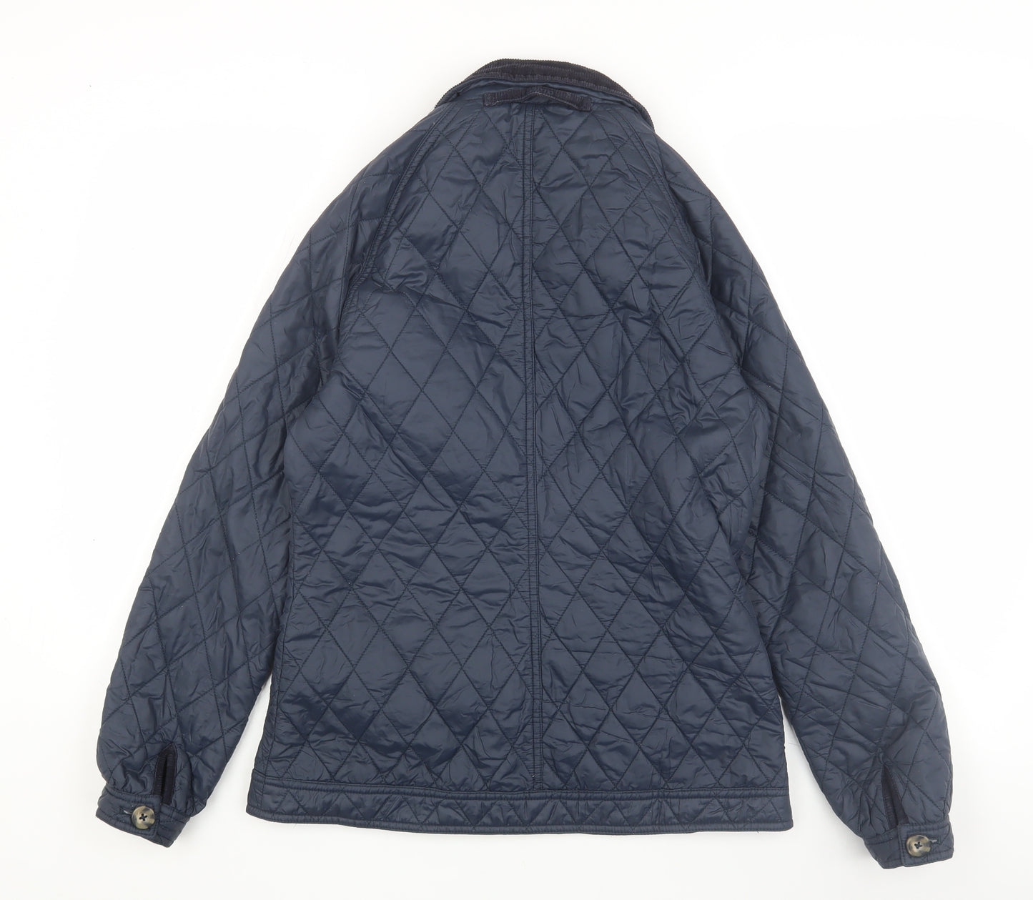 Musto Women's Blue Quilted Jacket Size 10