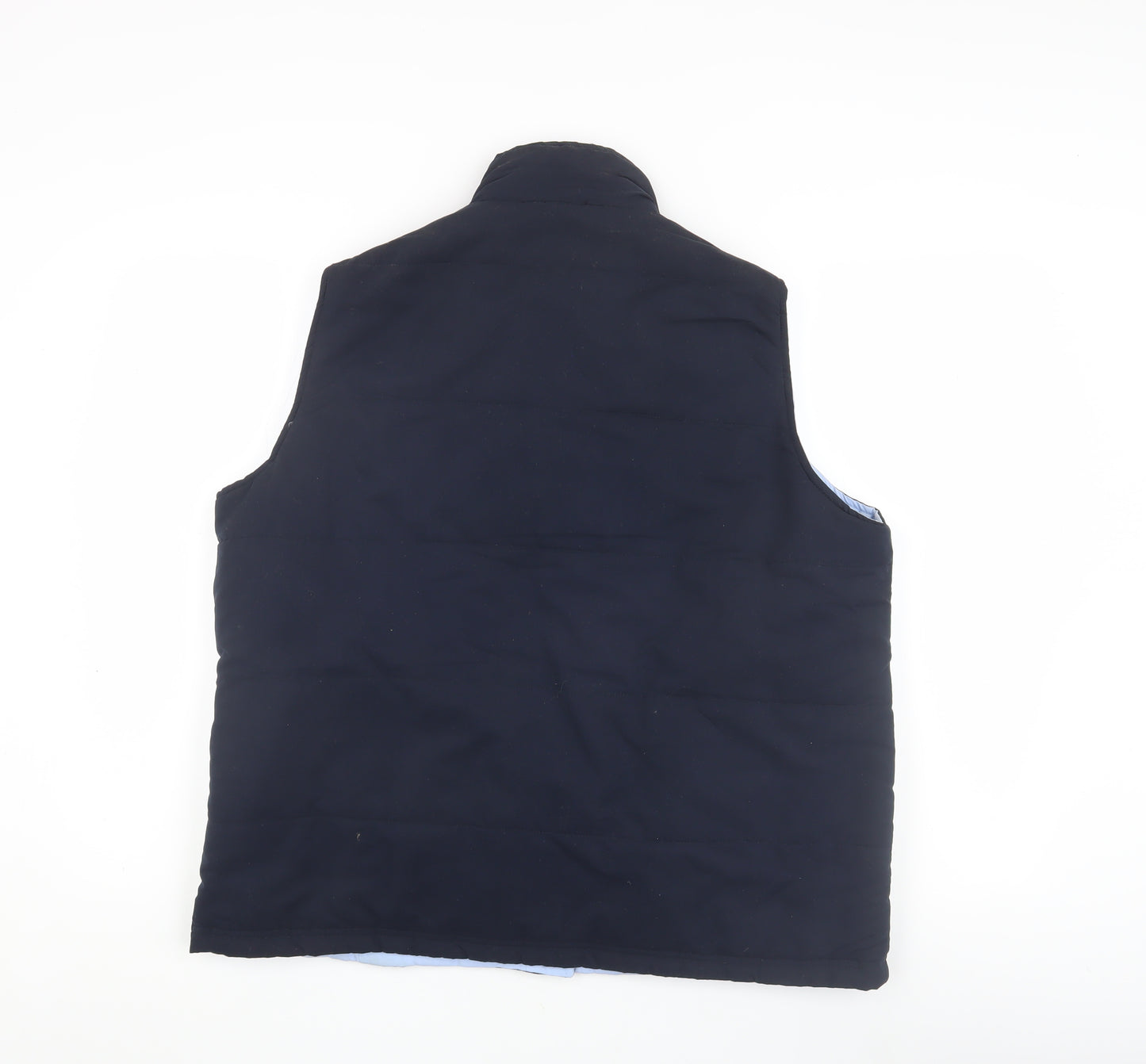 Bonmarche Women's Blue Padded Waistcoat M