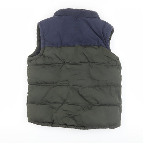 FatFace Boys Green & Blue Puffer Jacket 11 Years