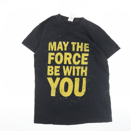 Star Wars Men's Black Graphic T-Shirt, Size S