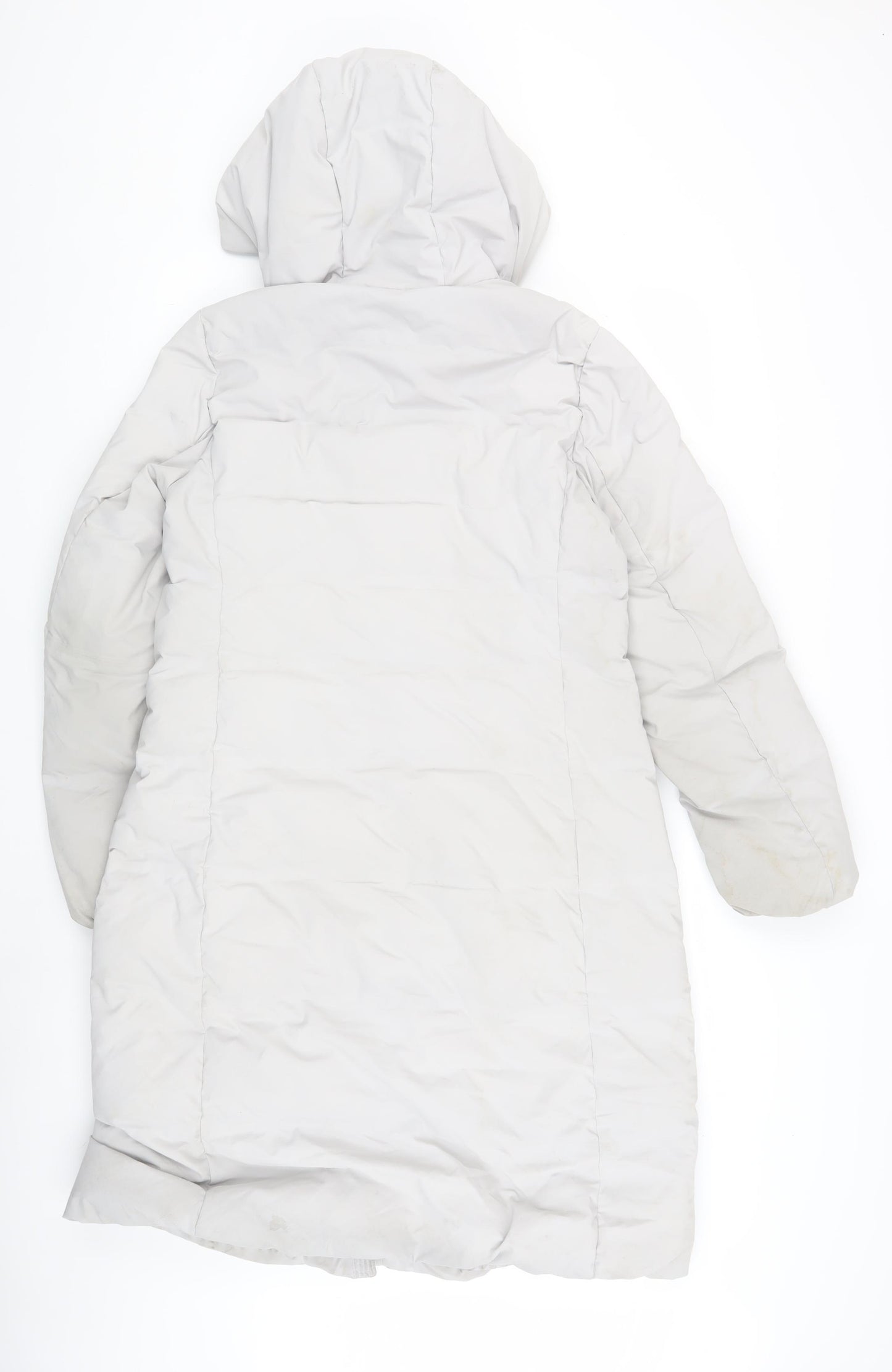 UNIQLO Women's White Long Puffer Coat Size S