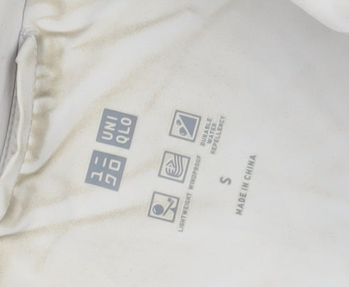 UNIQLO Women's White Long Puffer Coat Size S