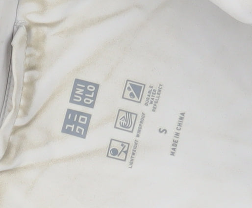 UNIQLO Women's White Long Puffer Coat Size S