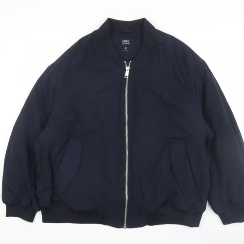 Marks & Spencer Women's Black Bomber Jacket Size 20