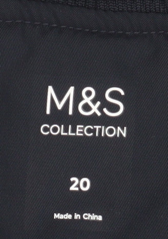 Marks & Spencer Women's Black Bomber Jacket Size 20