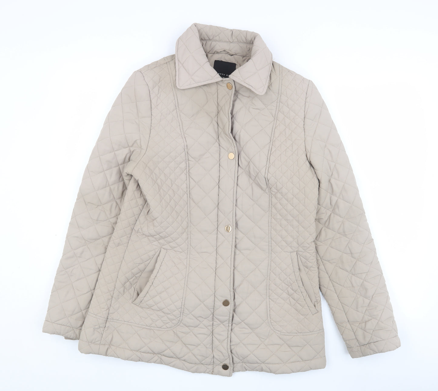 Betty Kay Women's Beige Quilted Jacket Size 10