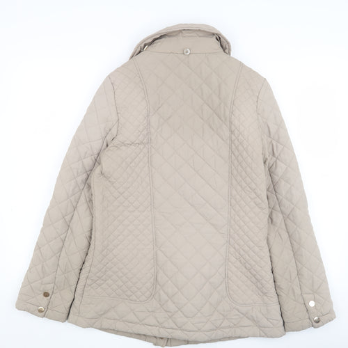 Betty Kay Women's Beige Quilted Jacket Size 10