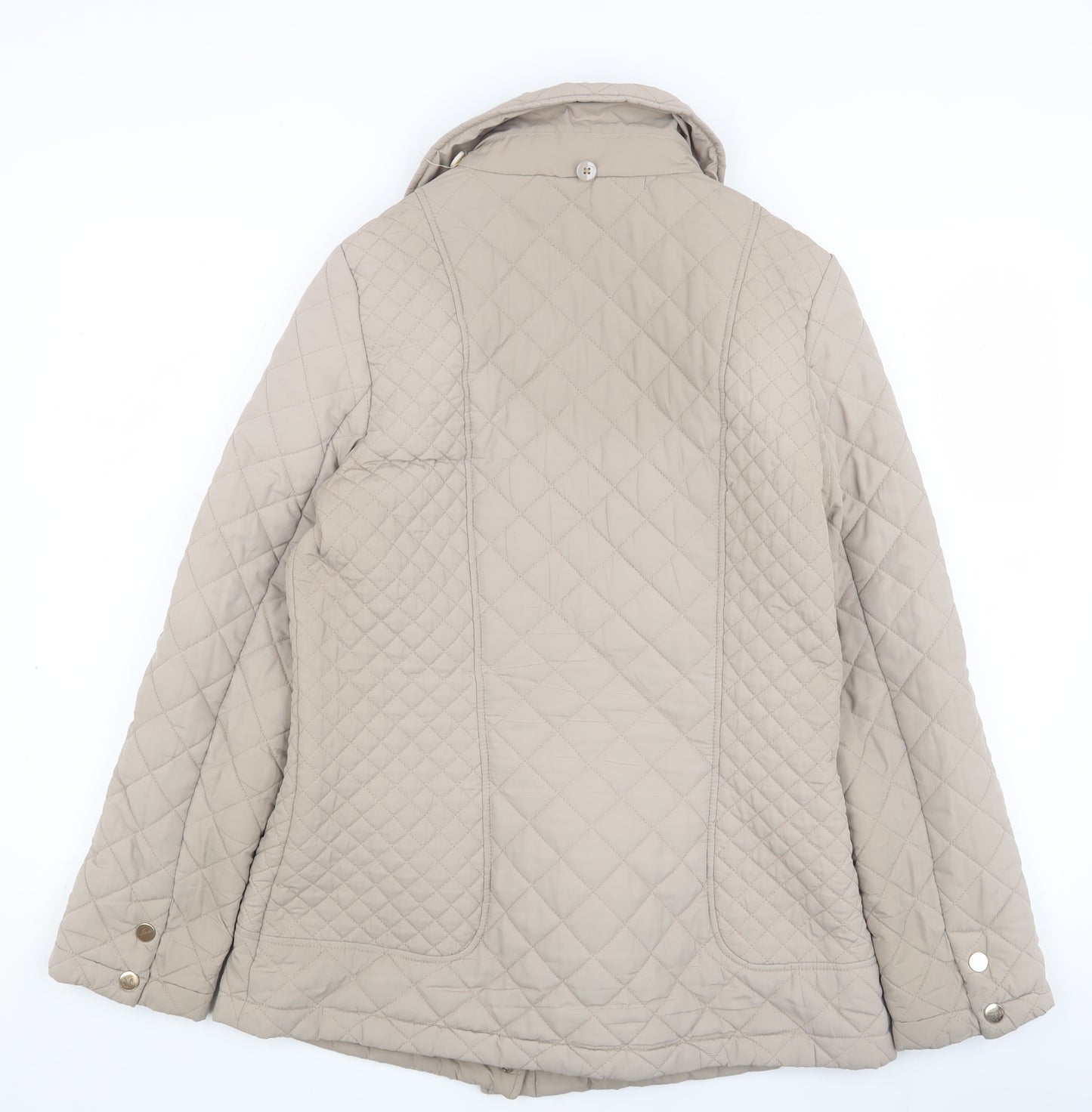 Betty Kay Women's Beige Quilted Jacket Size 10