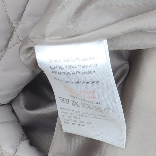 Betty Kay Women's Beige Quilted Jacket Size 10