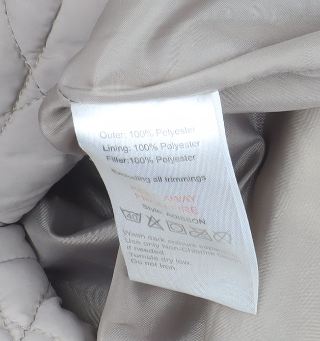 Betty Kay Women's Beige Quilted Jacket Size 10