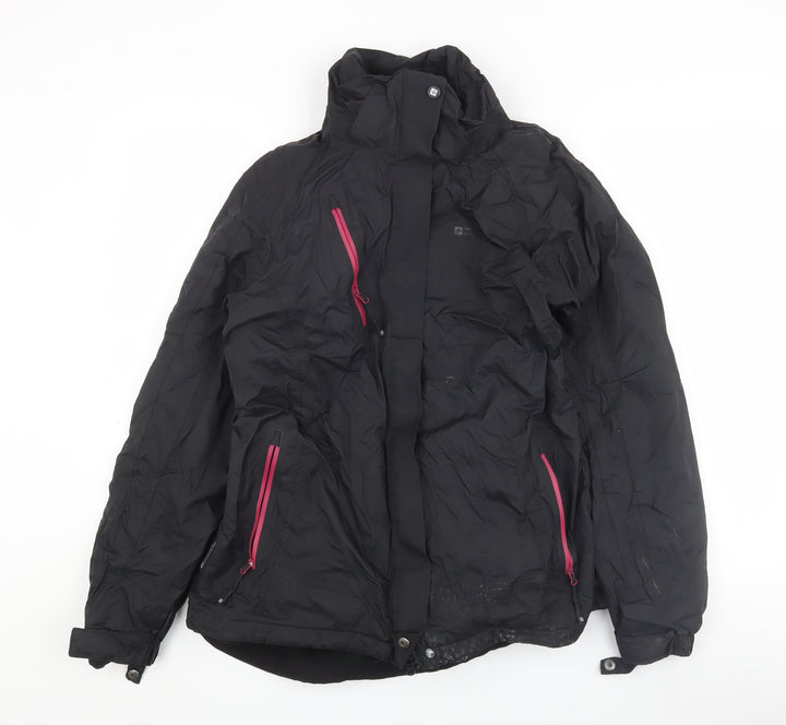 Warehouse Women's Black Puffer Jacket Size 14