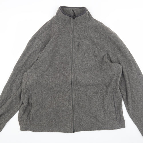 Marks and Spencer Men's Grey Full Zipped Jacket L