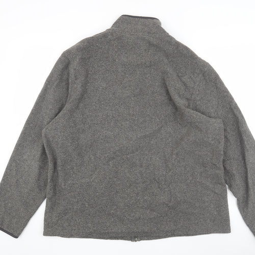 Marks and Spencer Men's Grey Full Zipped Jacket L