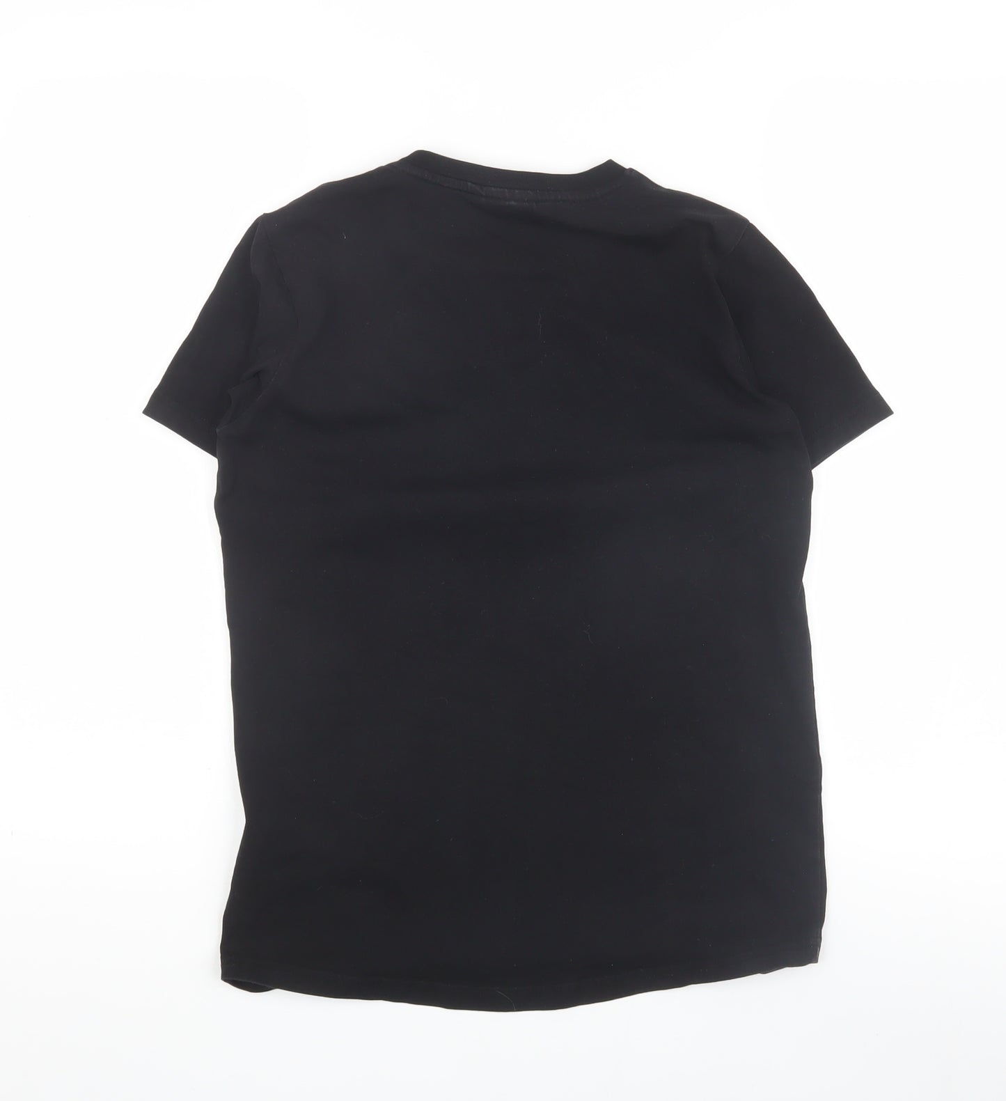 Rascal Boys Black L T-Shirt Casual Crew Neck Short Sleeve