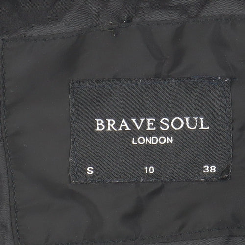 Brave Soul Women's Black Puffer Jacket Size 10
